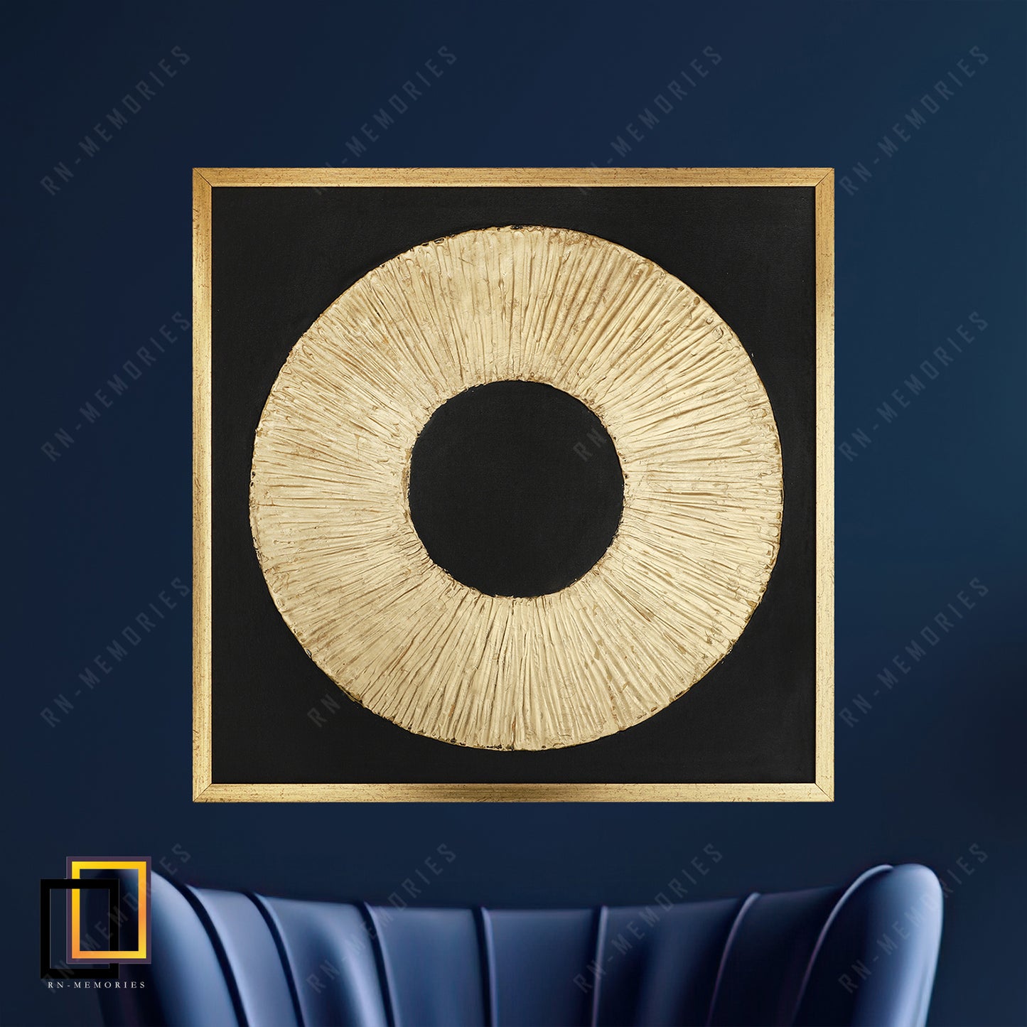 Cosmic 3D Revolve Modern Canvas Artwork