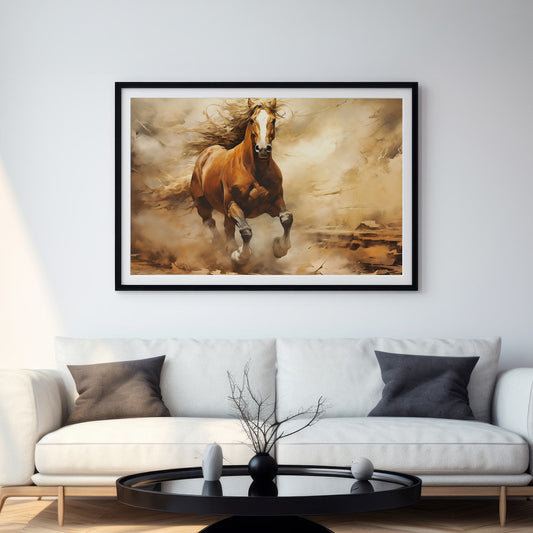 Mystic Tempest: Horse Wall Art