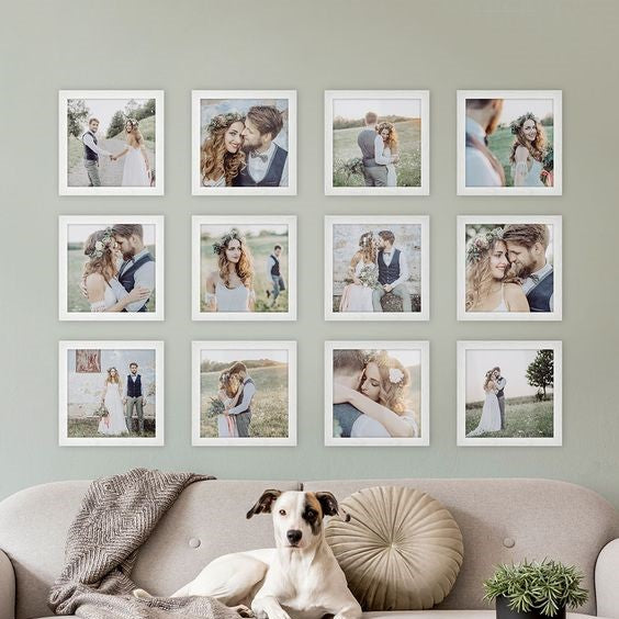 Customized Photo Frames-(Set of 12)