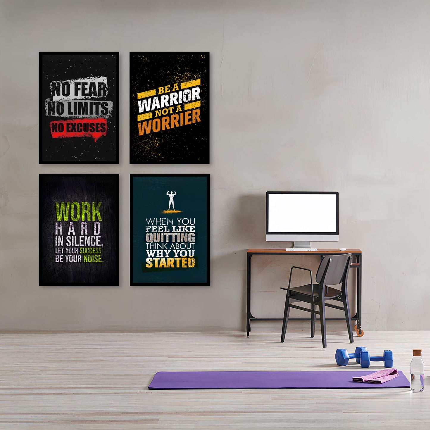 Motivational Quotes Posters-IV(4 Frames)