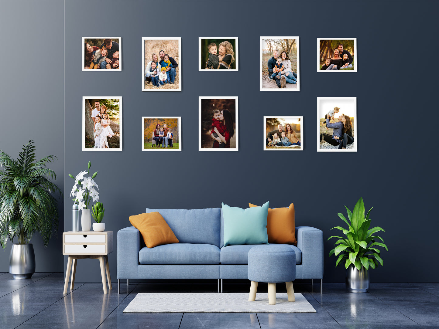 Customized Photo Frames-(Set of 10)