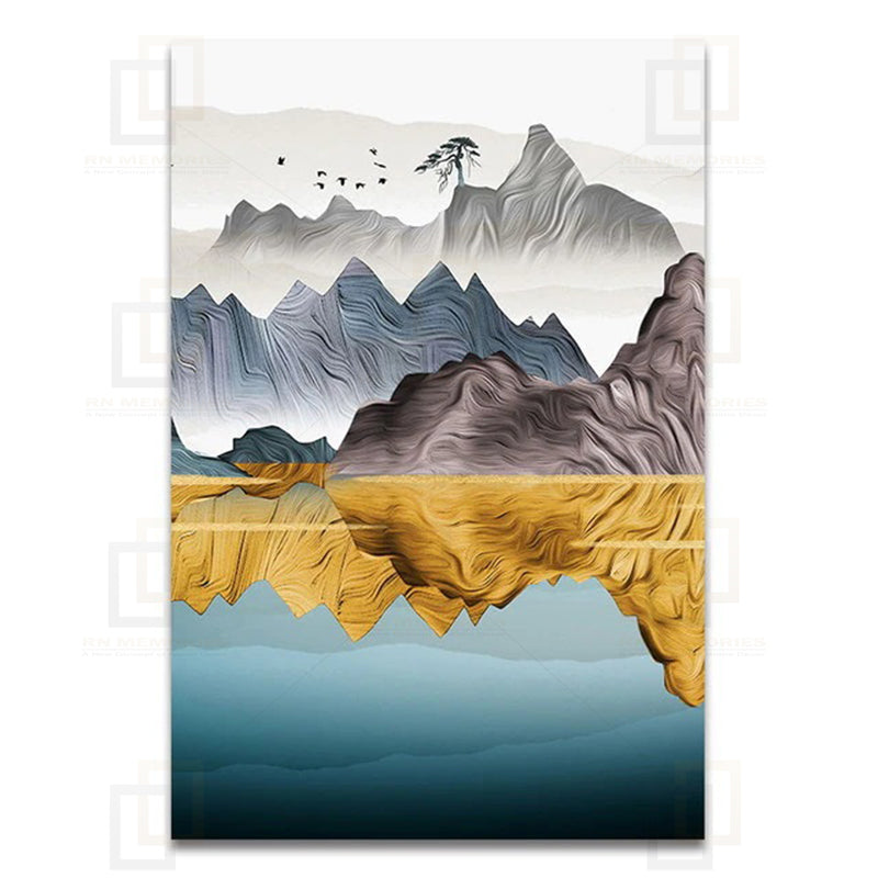 Chinese Landscape Painting Framed Prints-A