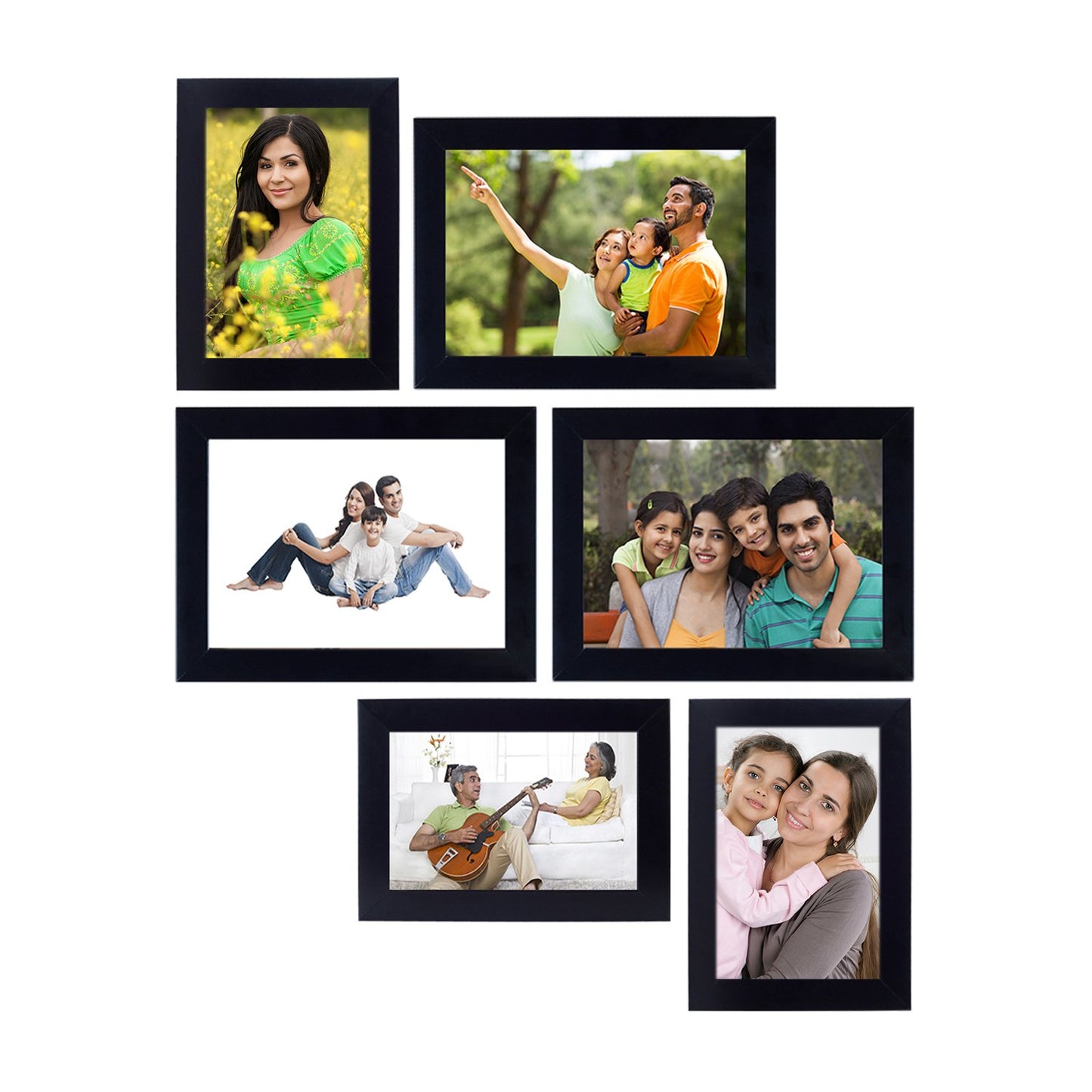 Customized Photo Frames-(Set of 6)