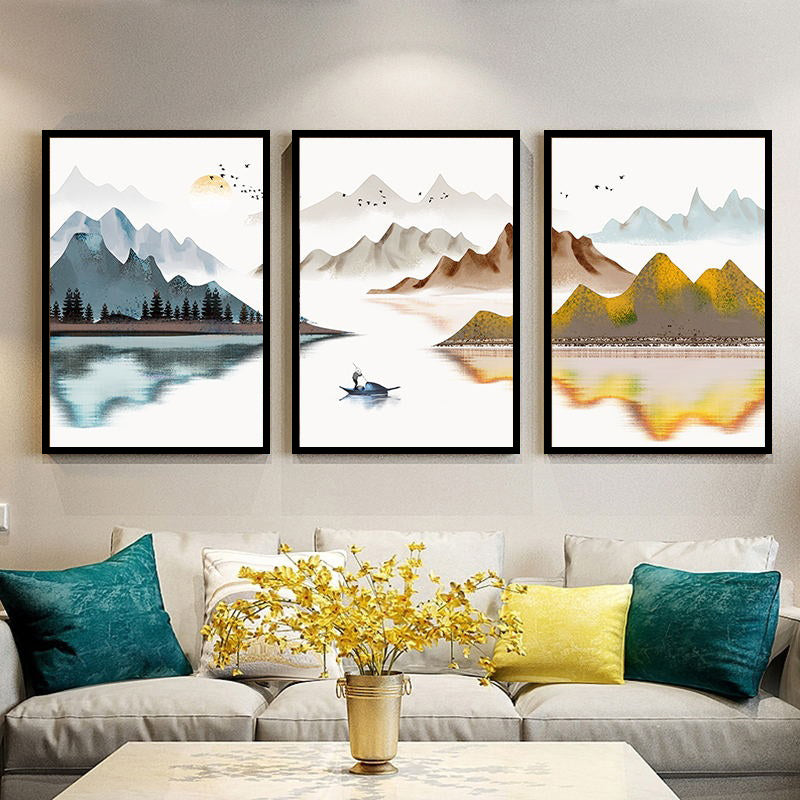 Chinese Landscape Painting Framed Prints