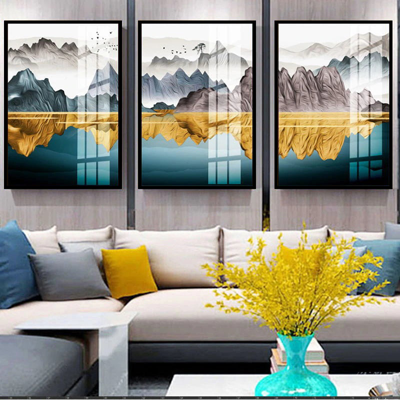 Chinese Landscape Painting Framed Prints-A