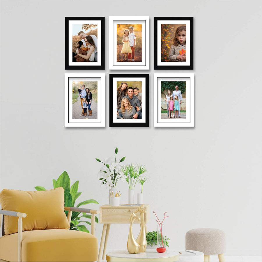 Customized Photo Frames-(Set of 6)