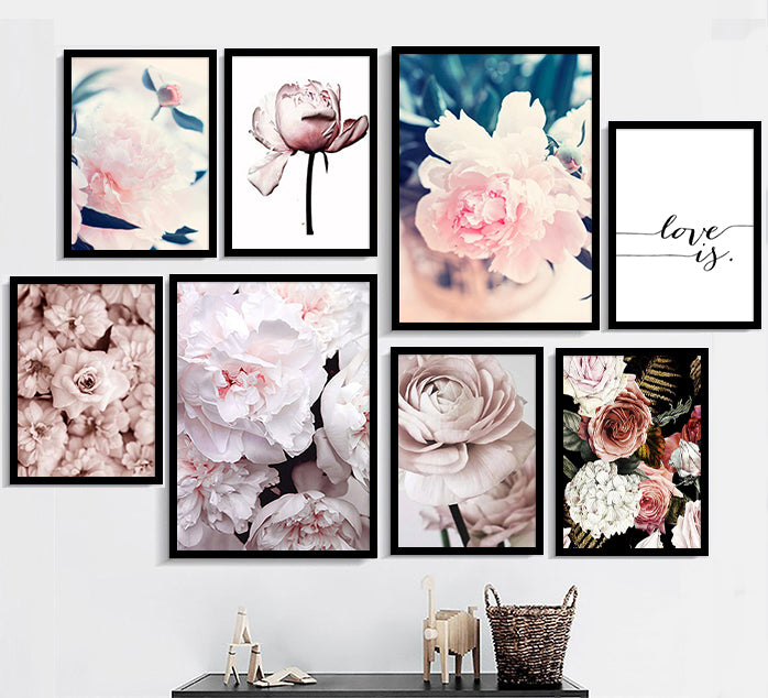 Creative Flower Framed Wall Arts