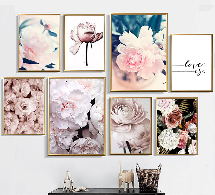 Creative Flower Framed Wall Arts