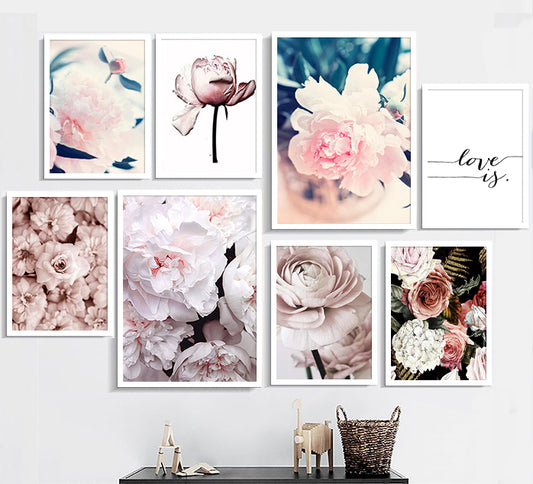 Creative Flower Framed Wall Arts