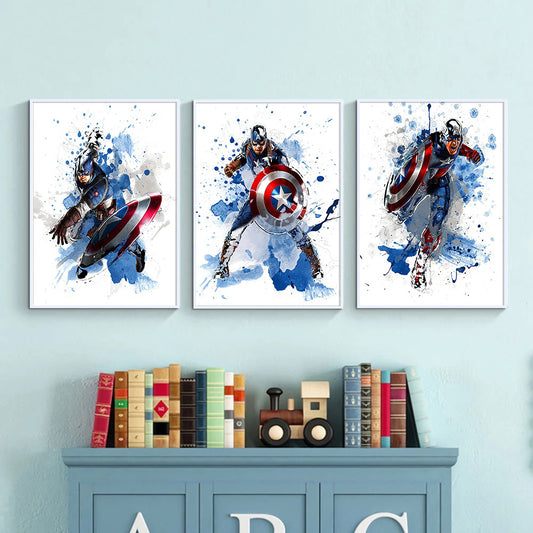Marvel Avengers Captain America Framed Posters