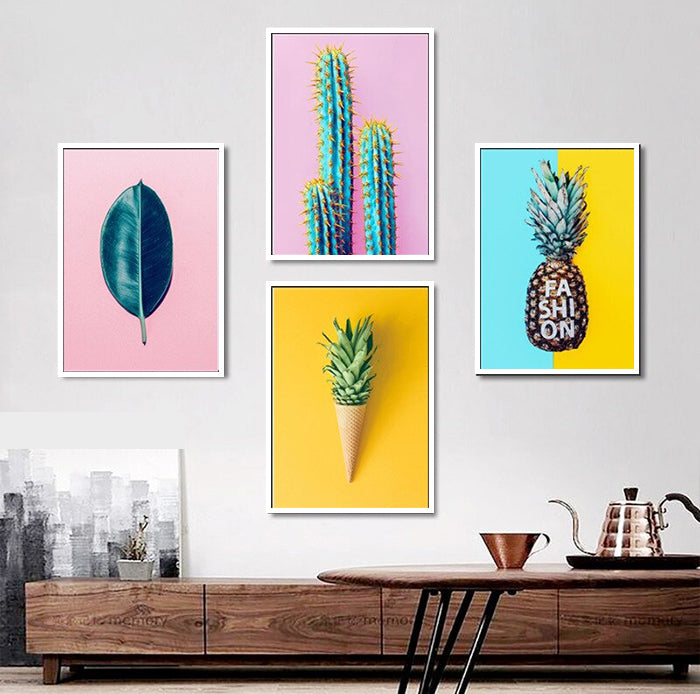 Nordic Fresh Plant Wall Art Framed Prints