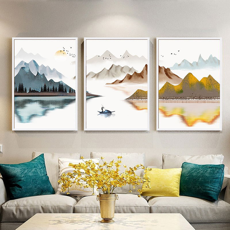 Chinese Landscape Painting Framed Prints